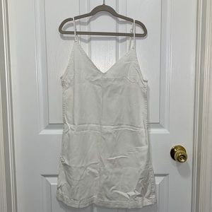 Wilfred free (Aritzia) white denim summer dress